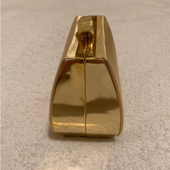 Gold Satin Clutch - Picture 13 of 16